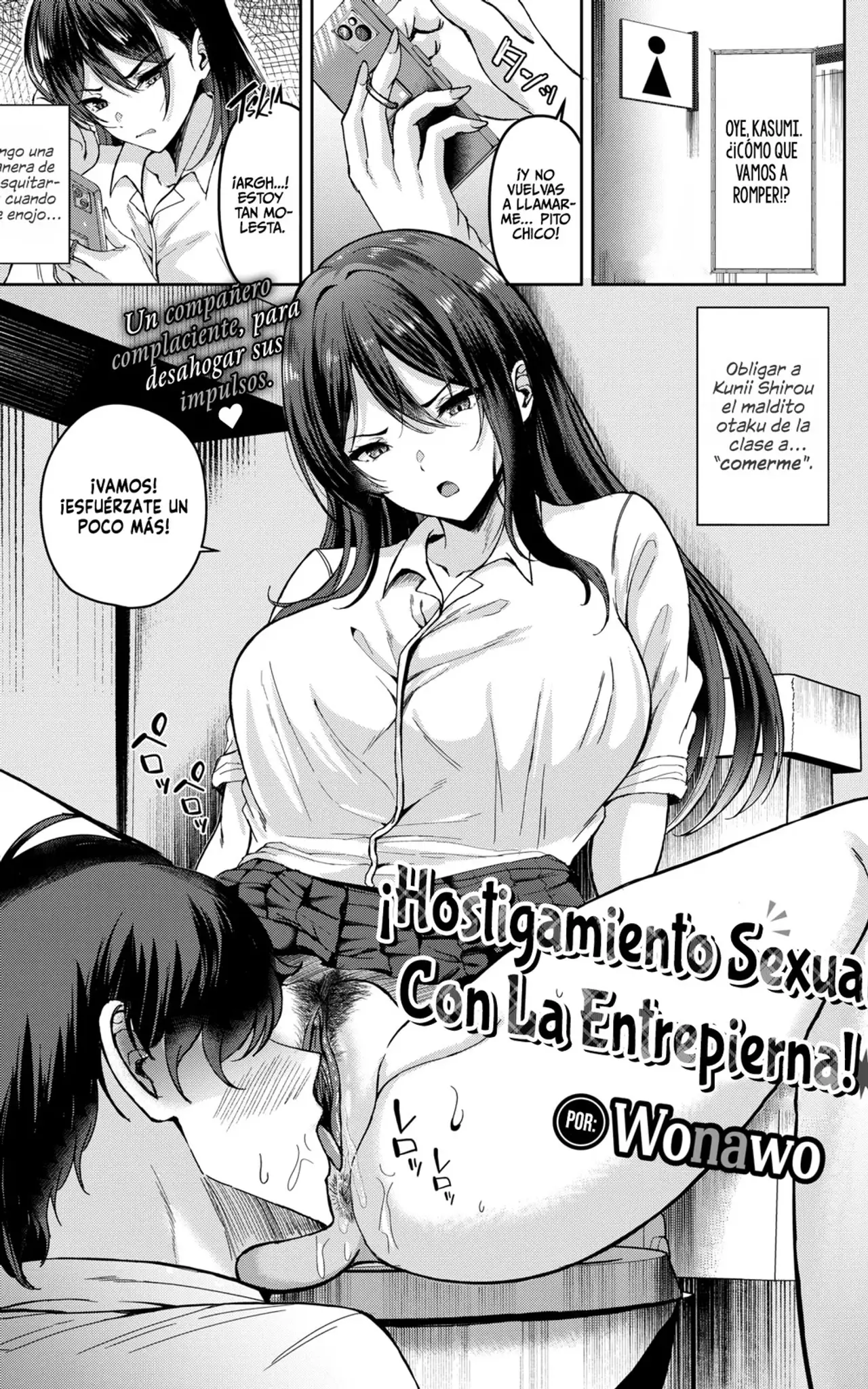 ¡Hostigamiento sexual con la entrepierna!