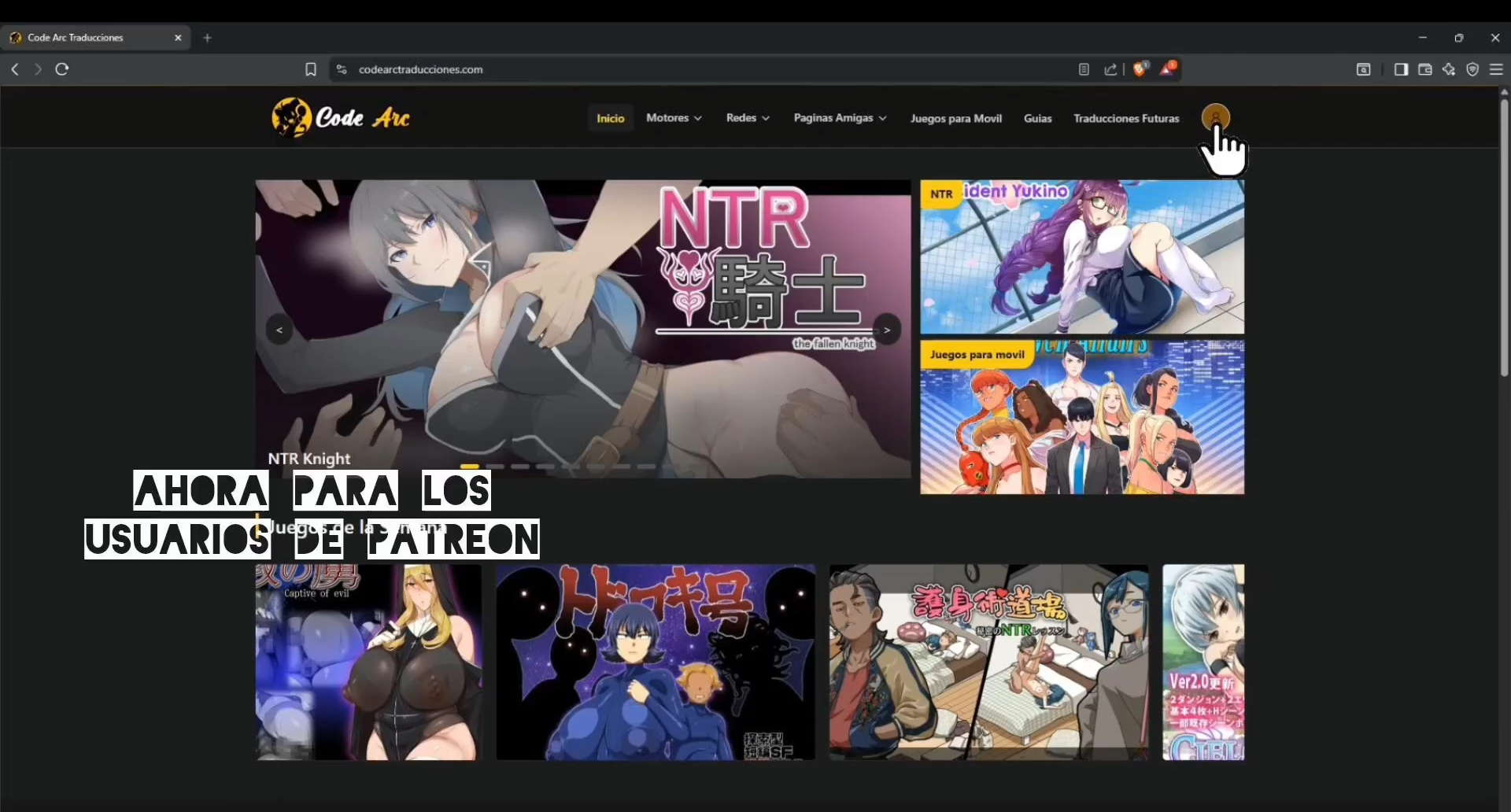 Como iniciar sesión en la pagina