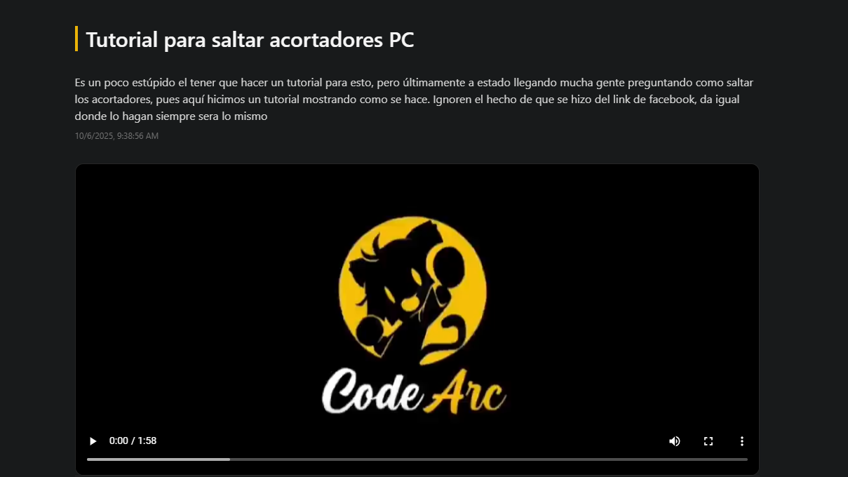 Tutorial para saltar acortadores en PC